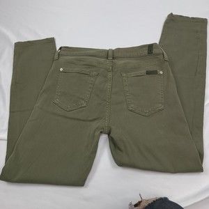 7 for all Mankind Green Jeans Size 26